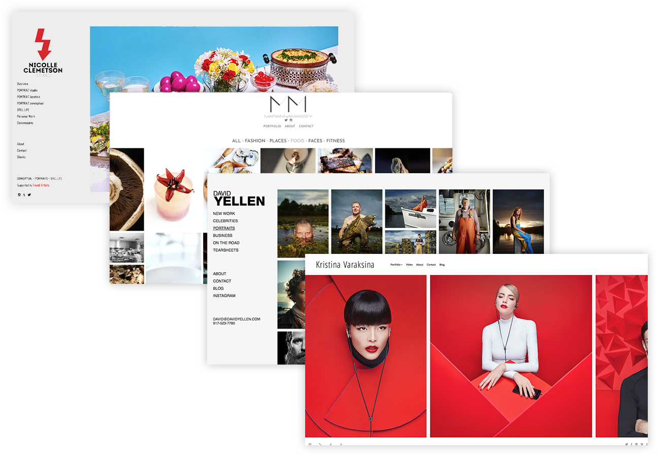 photography website examples